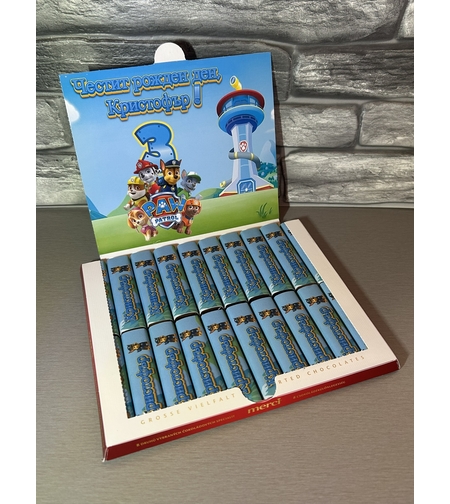 Декорирани бонбони Merci Пес Патрл / Paw Patrol