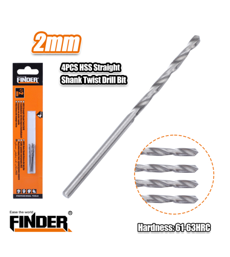 Свредла за желязо - 4241 - 2mm - 4pcs - Finder - 195747