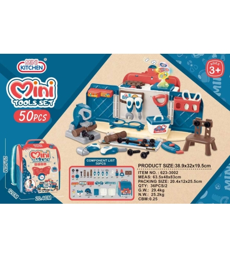 Игрален комплект с инструменти в раница- 623-3002 - 536008