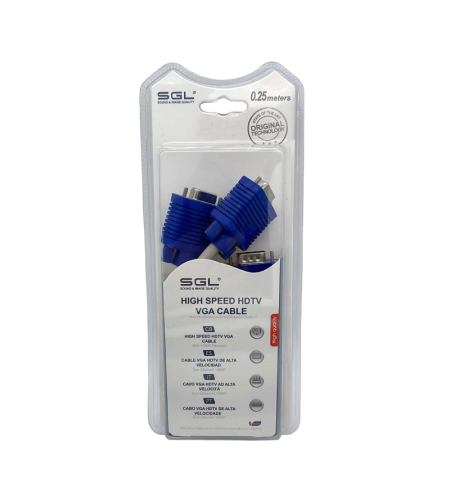 Разклонител на VGA - Splitter - 550-2 - VGA женски/2xVGA женски - 25см - 095905
