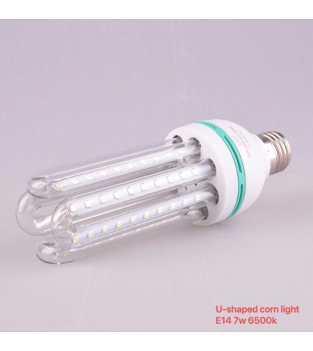Крушка LED - Енергоспетяваща - E14 - 7W - 6500K - 356823