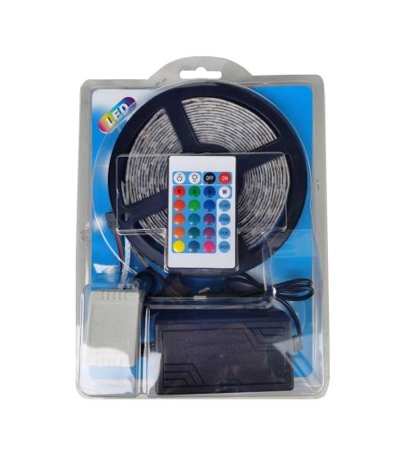 Лента LED - RGB – LED Strip - 5050 - 5m - 12V - 834628