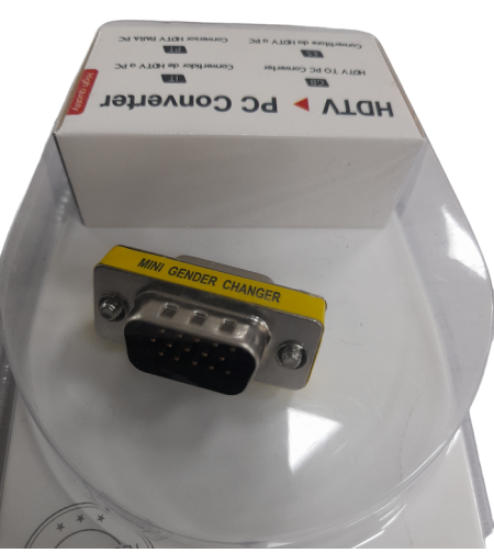 Адаптер VGA мъжки към VGA женски - DB15 - 6046 - 098425