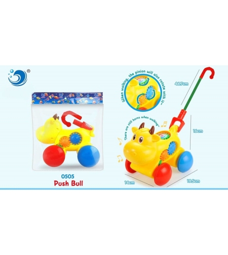 Играчка за бутане - Кравичка - 0505 - 145022