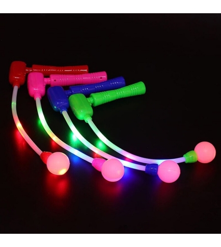 Въртяща се играчка с LED осветление и ефекти - 223A - 306135