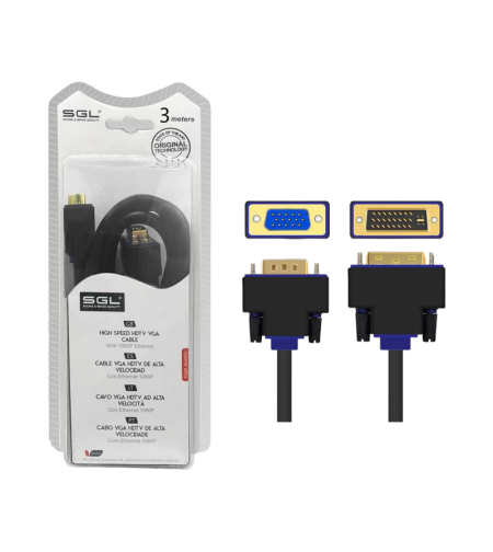Кабел VGA към DVI - A1595-550 - 3м - 095516