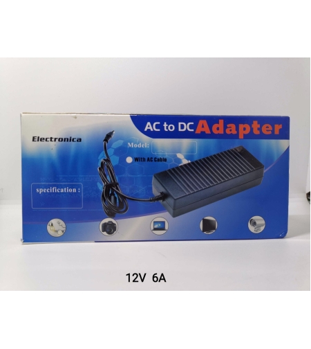 AC/DC захранване - 12V 6A - 72W - 235724