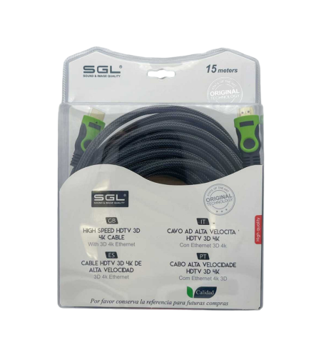 HDMI кабел с 2 мъжки конектора - B1593 - 1.4V - 15м - 094922