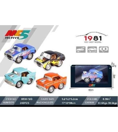Мини метална детска кола - 6838-12Q1:38 - 102649