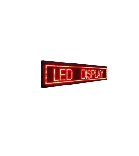 LED табела - Едностранна - Червена - 103cm×23cm - IP67