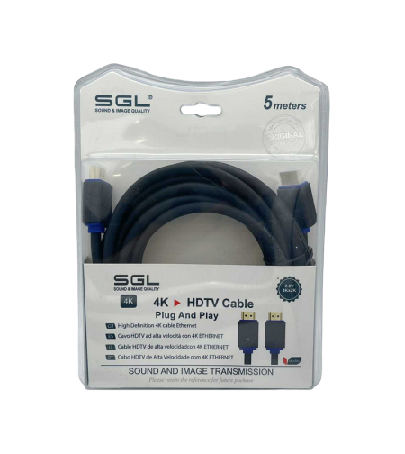 HDMI кабел - 1592 - Мъжки/Мъжки - 5м - 094724