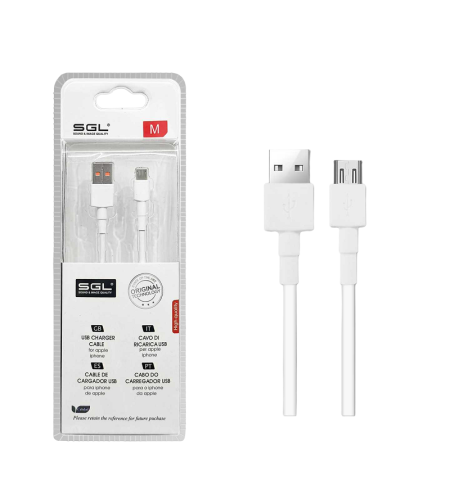 Кабел за зареждане и данни - Micro USB - Бързо зареждане - R13 - 1м - 099170