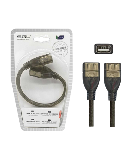 Адаптер за преходник - USB -A женски/женски - 8s -01 - 20см - 098098