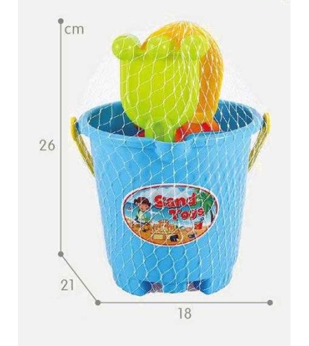 Комплект плажни играчки с формички на замък - 935 - 305128