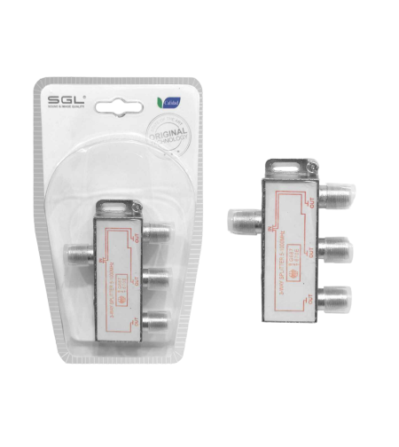 Сплитер за свързване на телевизионна антена - 3Way Splitter - 1802 - 098500