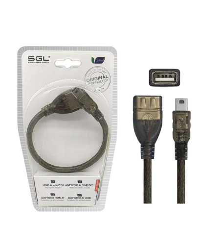 Адаптер за преходник - USB -A женски/микро USB - 17S -01 - 20см - 098111