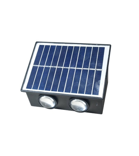 Соларна стенна LED лампа - RGB - 4lamps - 941389