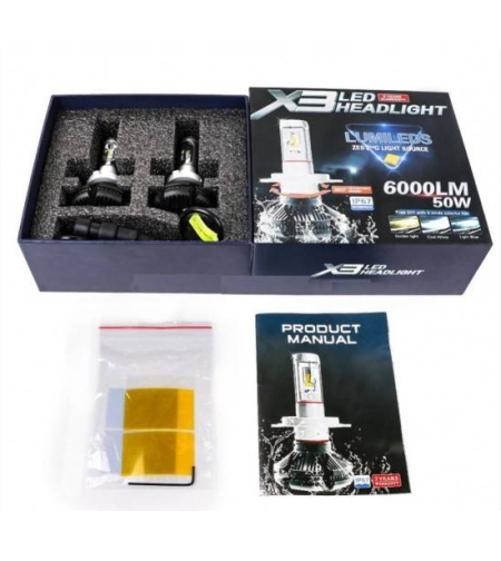 LED крушки - H3 - X3 - 239164