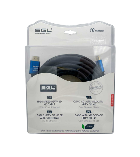 HDMI кабел с 2 мъжки конектора - 1594-3D-4K - 10м - 094823