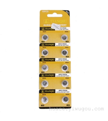 Алкални батерии - AG3/392A – 1.55V - 10pcs - 681033
