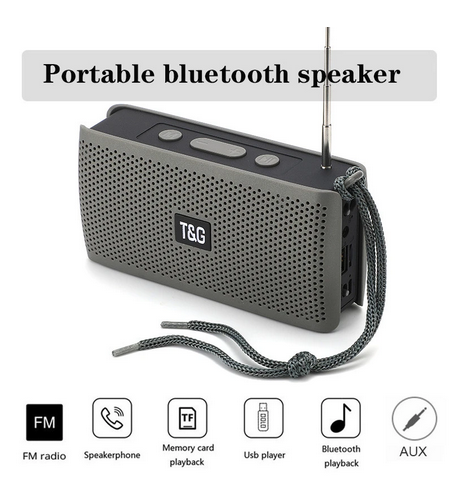 Безжична Bluetooth тонколона - TG282 - 882986 - Сива