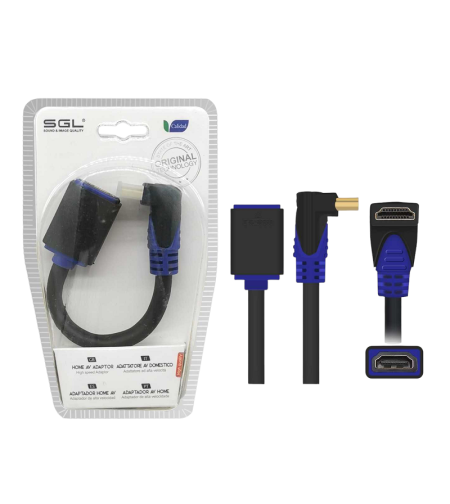 Адаптер за преходник HDMI ъглов 90° - A1592FC-02 - мъжки/женски - 098043