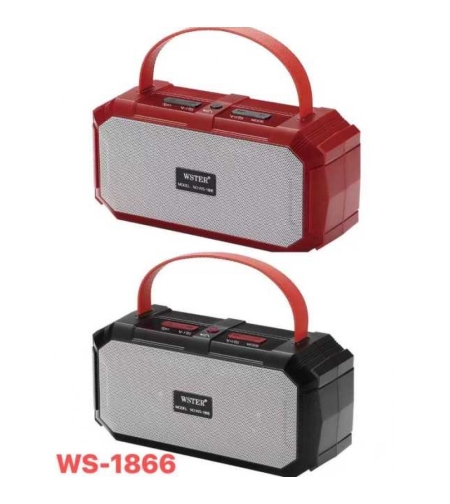 Безжична Bluetooth тонколона - WS1866 - 883679 - Червена
