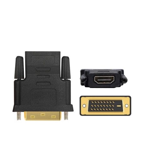 Видео/аудио адаптер - DVI мъжки към HDMI женски - 6025 - 098395