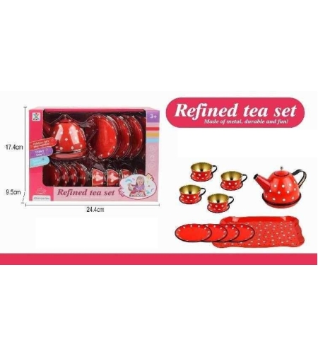 Детски сервиз за чай - 966-D32 - 308296 - Червен