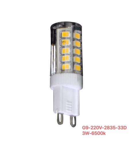 Крушка LED - G9 - 220V - 3W - 6500K - 33D - 835361
