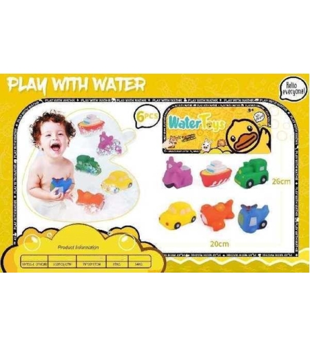Комплект бебешки играчки за баня - Water Toys - HY795-1 - 308136
