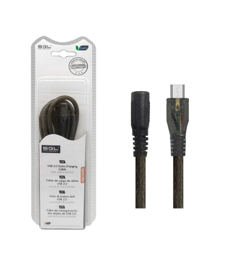 Адаптер за преходник - 22S01 - Микро USB/жак 3,5 мм женски - 1,5 м - 097930