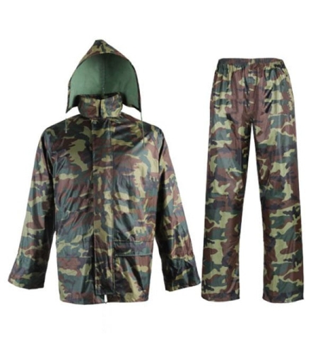 Водоустойчив работен костюм - XXXL - Army Green - 001860