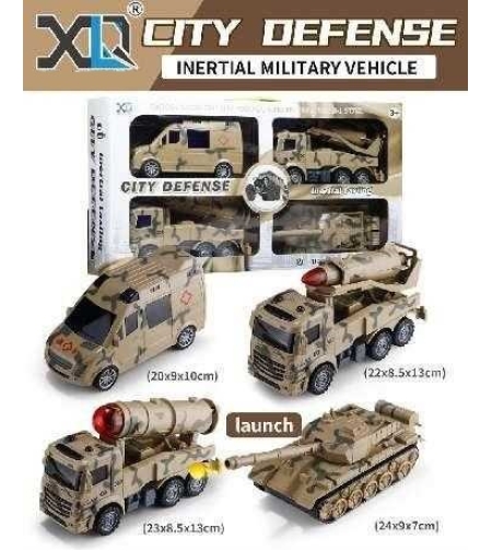 Комплект военни машини - 4 бр. - XLQ-4T - 305222