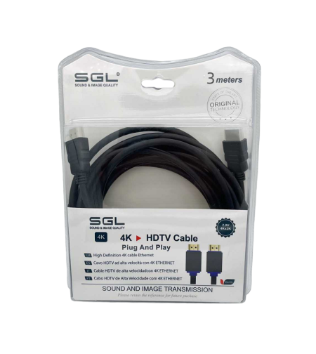 HDMI кабел - D1592 - Висока скорост 2.0V - 3м - 094847