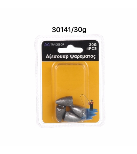 Конусовидни риболовни тежести - 30 гр - 3 бр - 30141