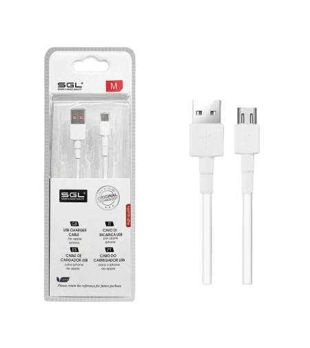 Кабел за зареждане и данни - Micro USB - Бързо зареждане - DC13 - 1м - 099316