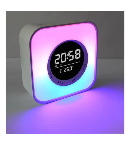Безжична Bluetooth тонколона LED и цифров часовник - P10 - 810811