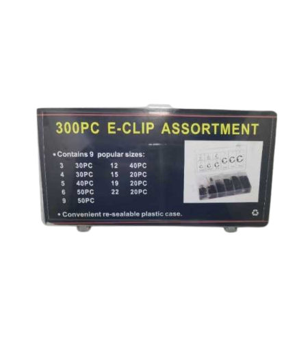 Комплект външни зегерки - E-Clip - 300pcs - 678146