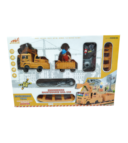 Детско влакче с релси - Engineering Train - 0046A - 102694