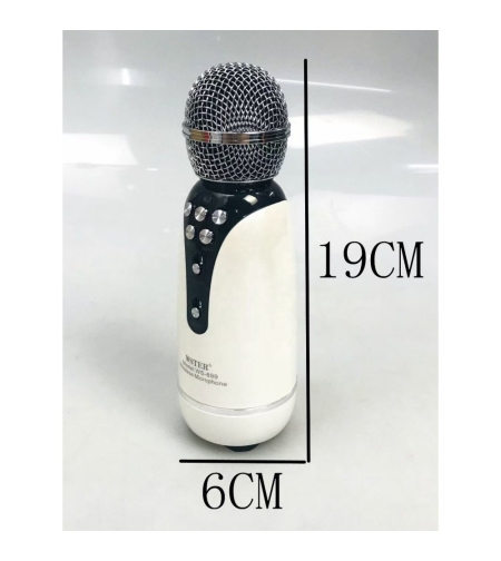 Безжичен микрофон за караоке - WS -899 - Weisre - 883358 - Бял