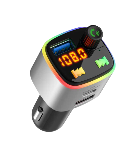 Трансмитер за автомобил с USB порт - MP3 плейър -  P1 PD/USB/Bluetooth - 004772