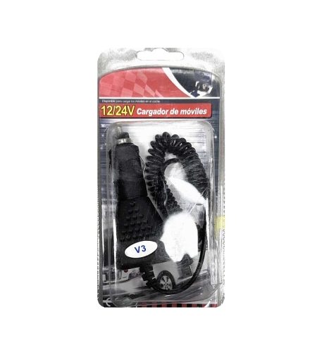 Зарядно за автомобилна запалка със спираловиден кабел - Micro USB - RD-6101 - 601709