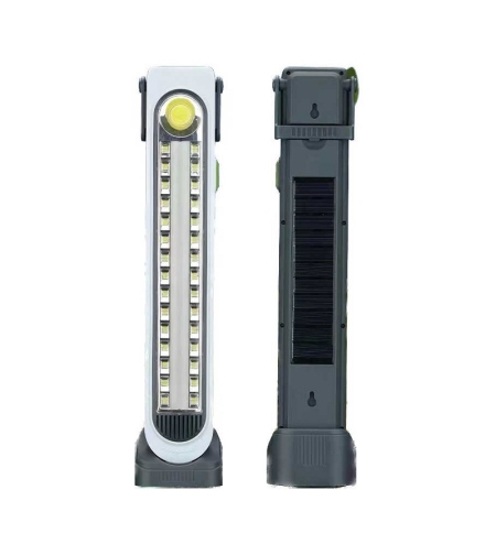 Акумулаторен LED авариен фенер със соларен панел - 6855Τ - 200620