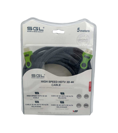 HDMI кабел с 2 мъжки конектора - B1593 - 1.4V - 5м - 094908