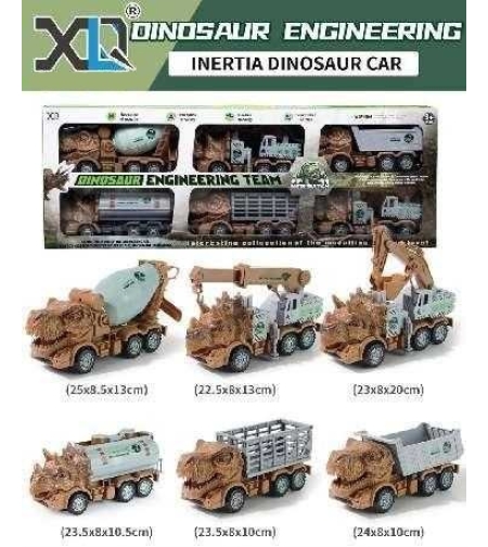 Комплект превозни средства - Динозаври - XLQ-6L - 305219