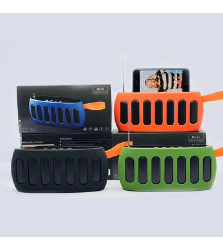 Безжична Bluetooth тонколонка с поставка за смартфон - LP-V13 - 700865 - Зелена
