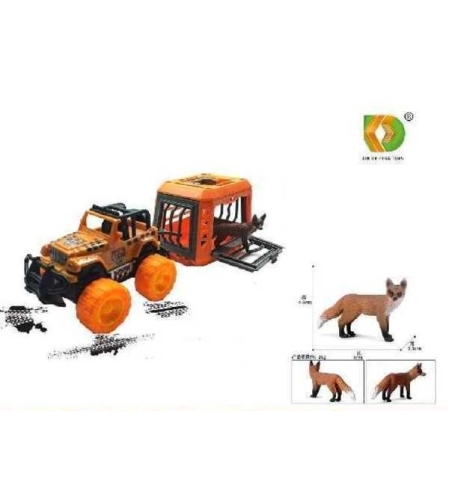 Детска играчка - Джип с клетка за животно - GD-071 - 730152