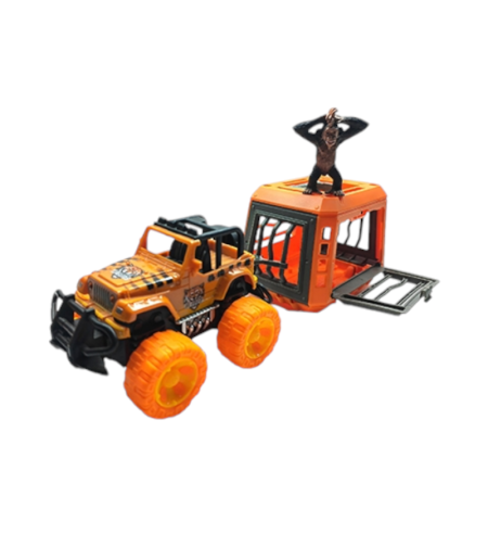Детска играчка - Джип с клетка за животно - GD-074 - 730154