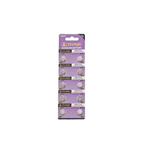 Алкални батерии - AG6/LR920H/371A - 1.5V - 10бр. - 681064